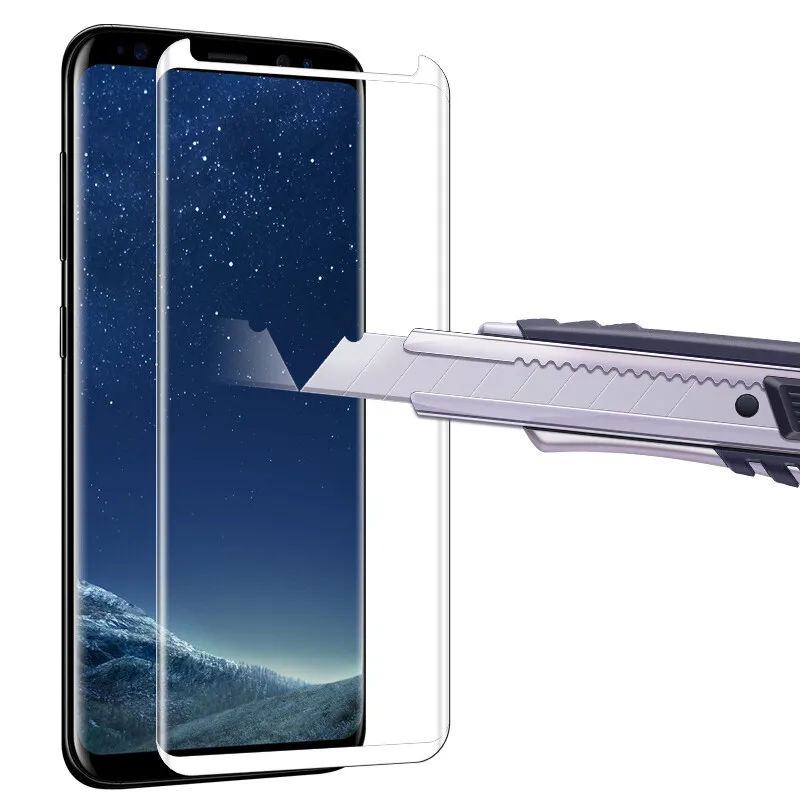 Закаленное Стекло для samsung Galaxy S8 Стекло протектор для samsung Galaxy note 8 S8 плюс 3D изогнутые полная защита Стекло пленка