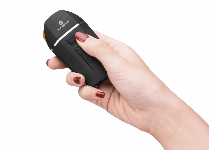 ROCKBROS 350LM USB Перезаряжаемый светодиодный велосипедный фонарь передний свет беспроводной поворотники для велосипедов лампа Велоспорт 120db Рог