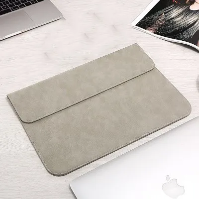 gray 14 15 дюймов Сумка для ноутбука Xiaomi air 12,5 13,3 15,6 чехол матовый чехол для ноутбука сумка для Macbook Air 13 pro retina 11 12 15 чехол - Цвет: gray