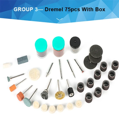 105pcs Tungfull 161 шт Dremel стильные аксессуары абразивные инструменты дерево металл Гравировка Электрический Роторный инструмент аксессуар для дремель Биты Набор - Цвет: 105pcs
