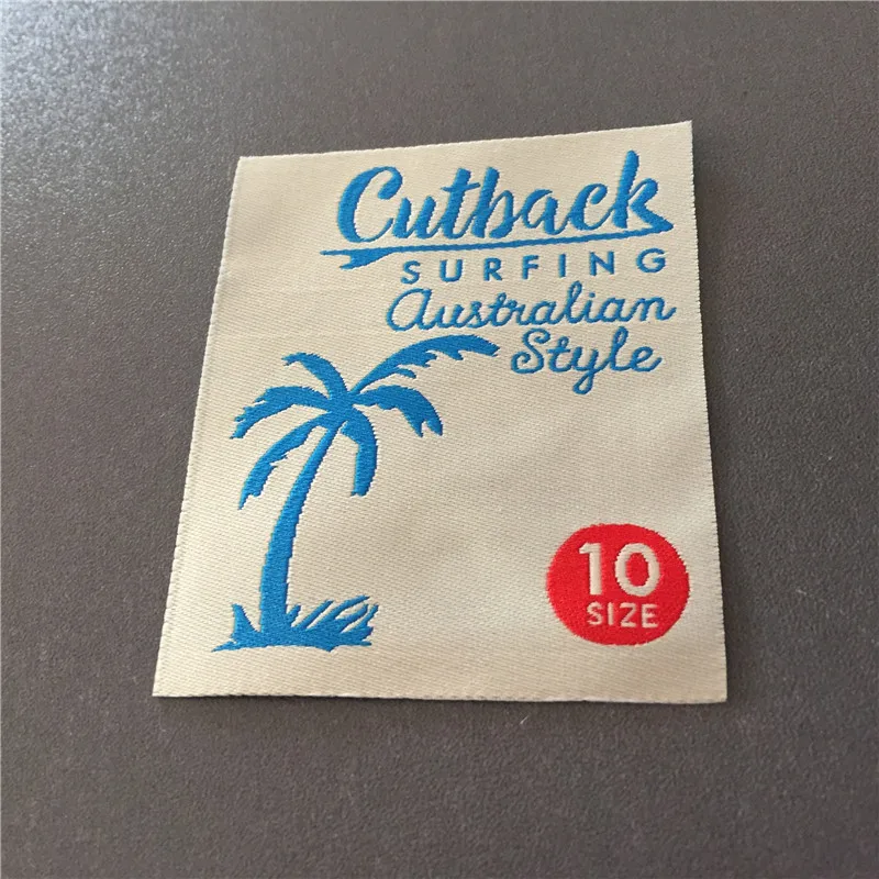 

Custom Washable High Density Woven Label Clothing Labels