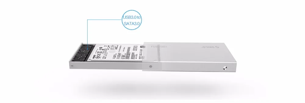 ORICO 2518S3 2,5 дюймов USB3.0 жесткий диск коробка sata3.0 ноутбук мобильный SSD жесткий диск коробка полностью алюминиевый