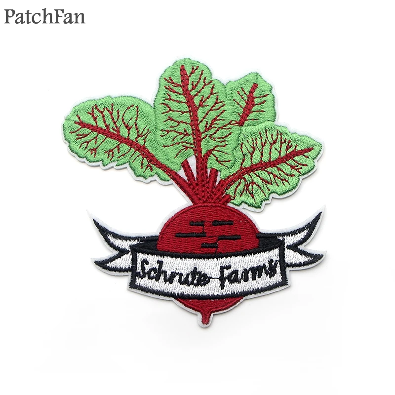 Patchfan Офис Дуайт Шрут ферма шитье diy значки вышитые железные на нашивках одежда кошелек значок стикер A1728