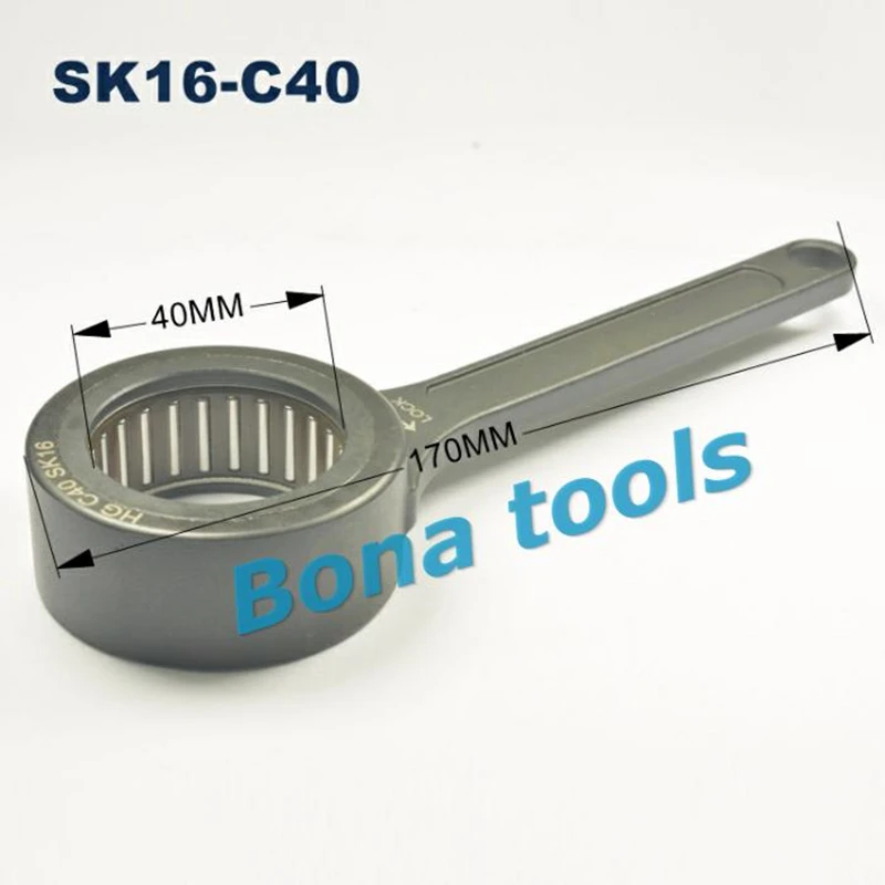 

Обработка поверхности GSK/SK шариковый ключ SK16 диаметр 40 мм длина 170 гаечный ключ для SK цанговый патрон SK гайка CNC фрезерные инструменты Беспла...