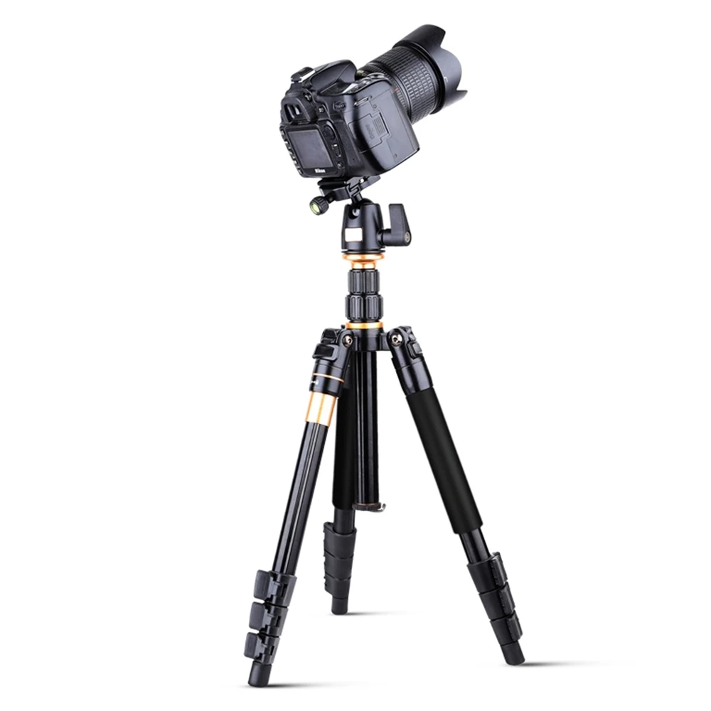 QZSD Q555 55.5 дюйм(ов) складной алюминиевый сплав Портативный Путешествия DSLR Камера