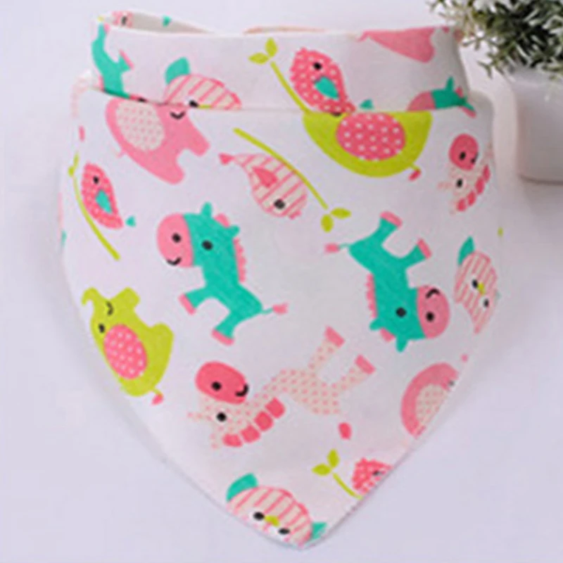 Baby bibs Cotton babador baby bandana Kids Cute Soft Bebe Baberos For Newborn Toddler Triangle Infant burp cloth Saliva | Детская одежда