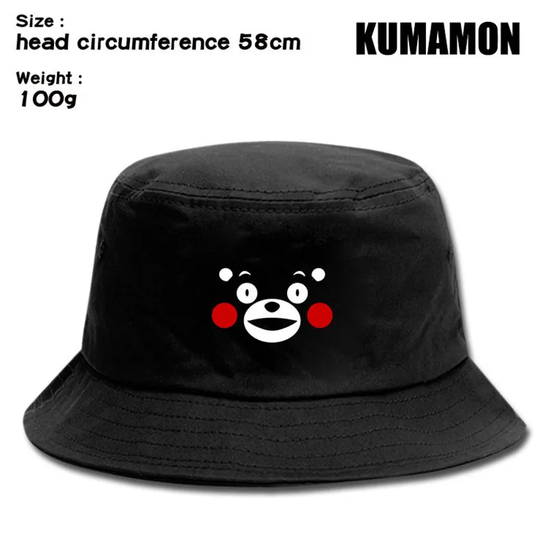 Style 2 Летний Kumamon улыбка медведь шляпа рыбака шляпа для мужчин женщин Открытый ежедневно применение косплэй холст шляпа - Цвет: Style 2