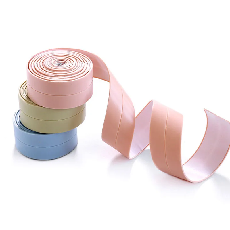 Уплотнительная лента резиновая водостойкая для кухни и ванной самоклеящаяся