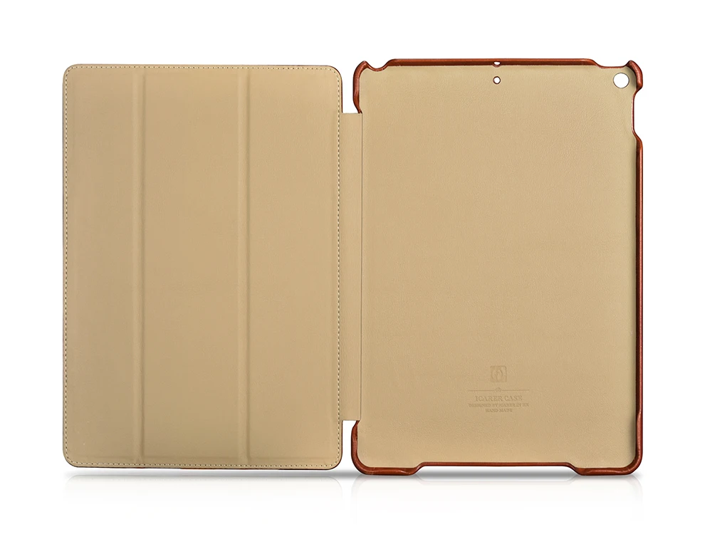 ICARER для iPad Air чехол, винтажный флип-чехол из натуральной кожи, умный чехол для iPad Air 3, защитный чехол-подставка