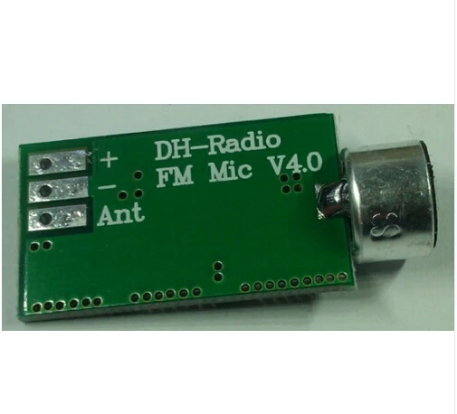 Мини модуль fm передатчика 100 МГц мини ошибка беспроводной Диктофон микрофон V4.0