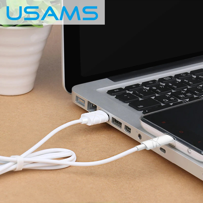 USAMS микро USB кабель 1 м 2 а Быстрая зарядка мобильного телефона Android зарядное