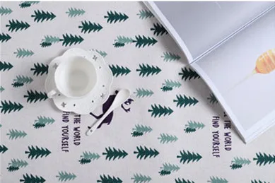 placemats 6 Столовые приборы для обеденного стола, столовые приборы, коврик, хлопок, белый, черный, с рисунком, настольные коврики, подстилки, украшение для чаши - Цвет: placemats 6
