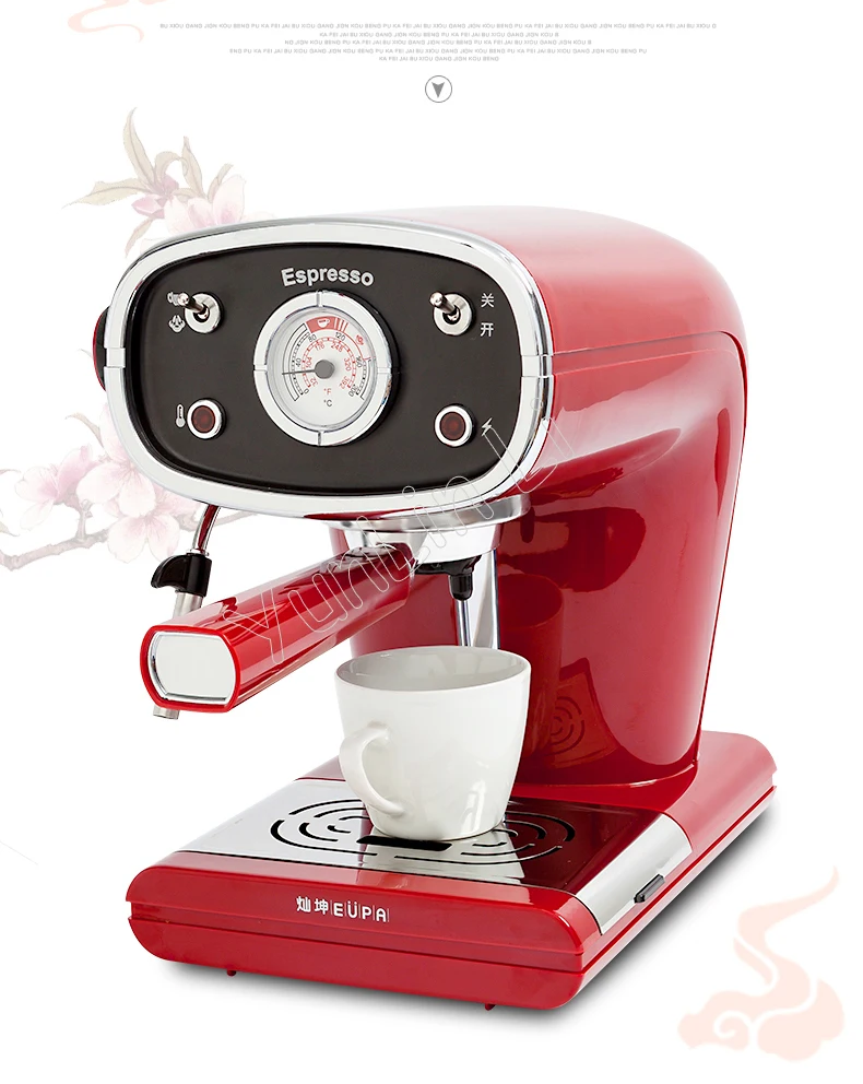 

15Bar Coffee Machine Italian Semi-Automatic Coffee Makers For Household/ Commercial Use