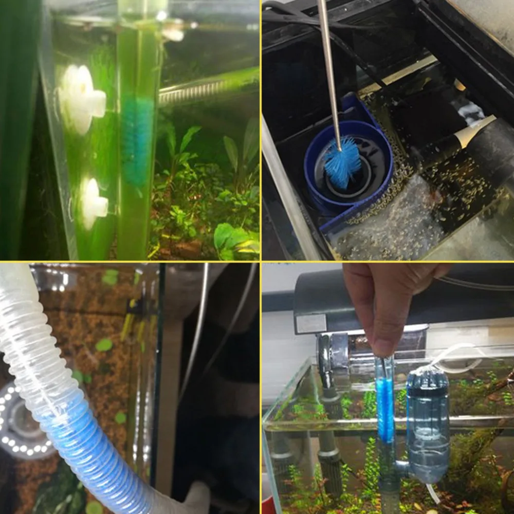 Щетка для ванны с сильной дезактивацией Аксессуары фильтрации воды в аквариуме