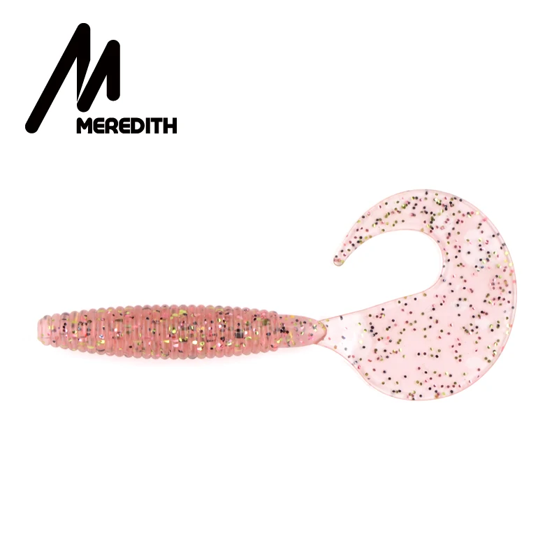 От магазина Meredith 9 см/4 4 г щипцы приманка Tail Grub искусственные рыболовные мягкие