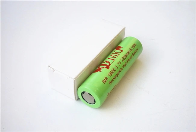 

JCM 18650 IMR 2200mAh 3.7V 8.1WH lithium-ion Li ion Rechargeable chargeable Battery Cell For E-cigaretteS LED flashlights