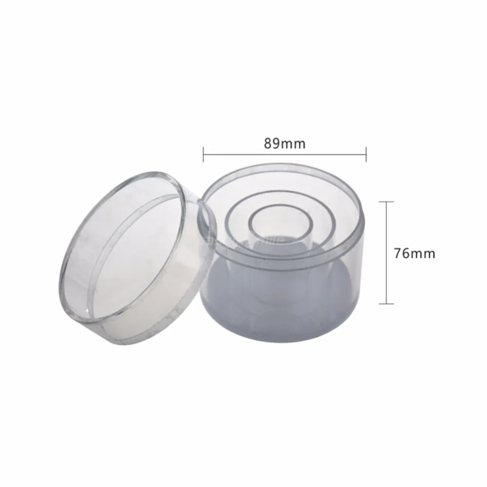 

Easyinsmile Dental Anesthetic Storage Box Transparent Case with Cover Organizer Dental Clinic Manage 83*76MM