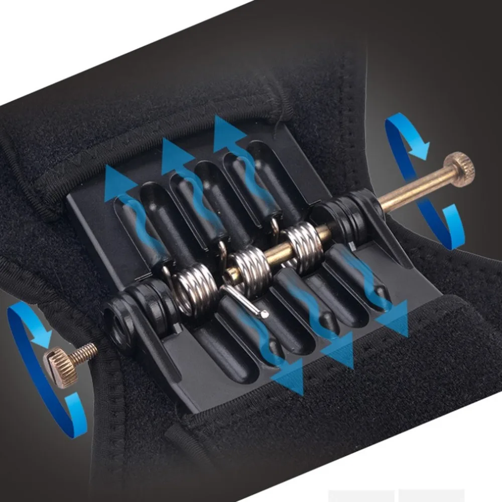 Rodilleras de apoyo de la articulation протектор rebote приседание primavera Lifing fuerza senderismo Corner entrenamiento gimnasio