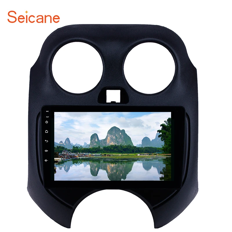 Автомагнитола Seicane 2DIN Android 8 1 для NISSAN MARCH 2010 9 дюймов GPS мультимедийный плеер с Bluetooth