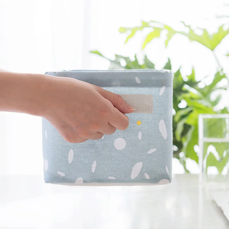 ONEUP новая настольная корзина для хранения DIY с милым принтом водонепроницаемый