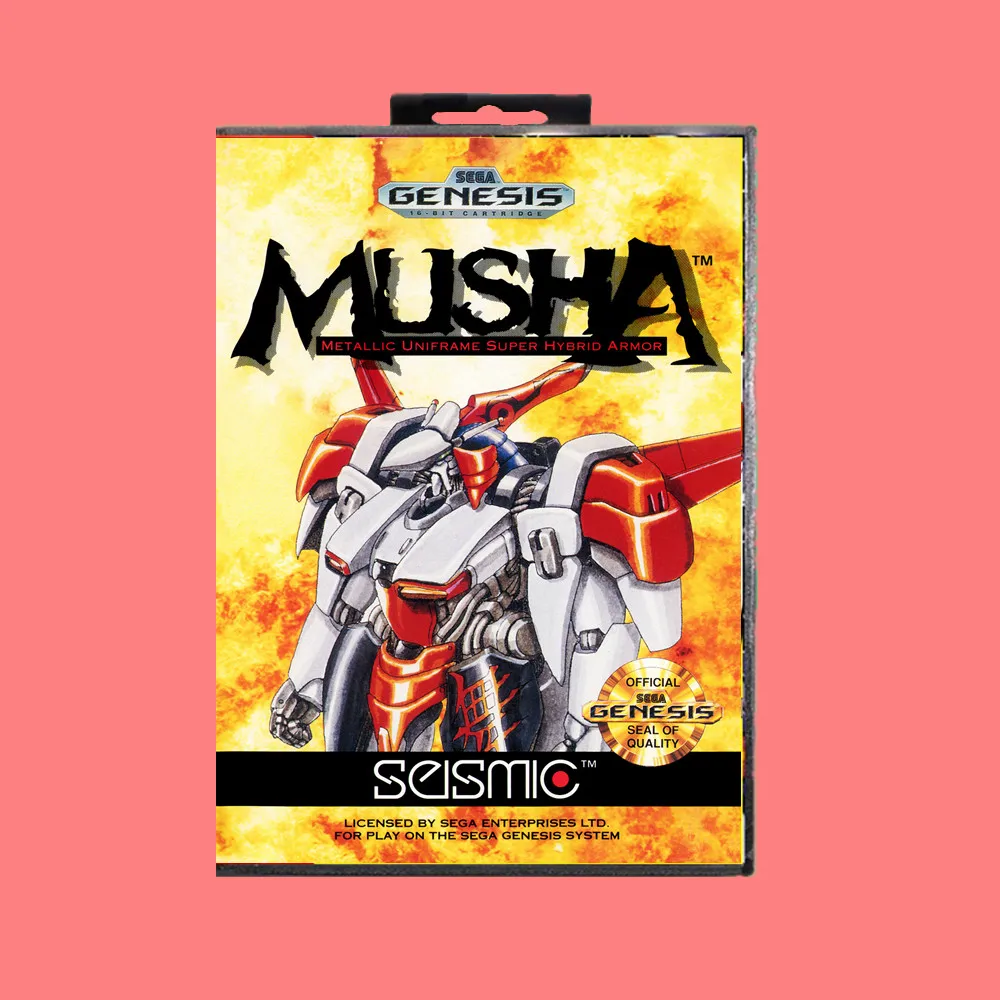 Musha 16 бит MD игровая карта с розничной коробкой для Sega Genesis &amp Mega Drive | Электроника