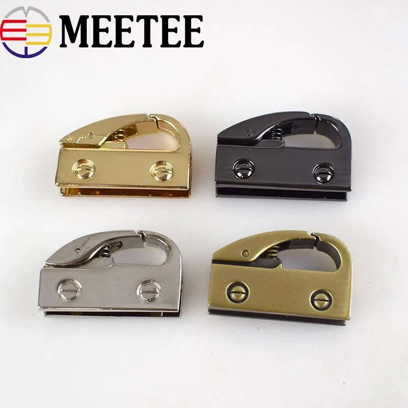 Meetee 10 шт. металлические пряжки с зажимом сумка боковой ремешок Пряжка DIY посылка оборудование ремесла украшения аксессуары F2-14