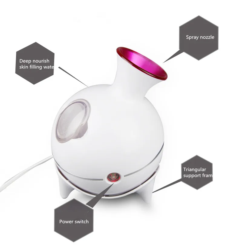 Popular Household Ozone facial Steamer Steam Face spray nebulizer Hot Cold Water | Красота и здоровье