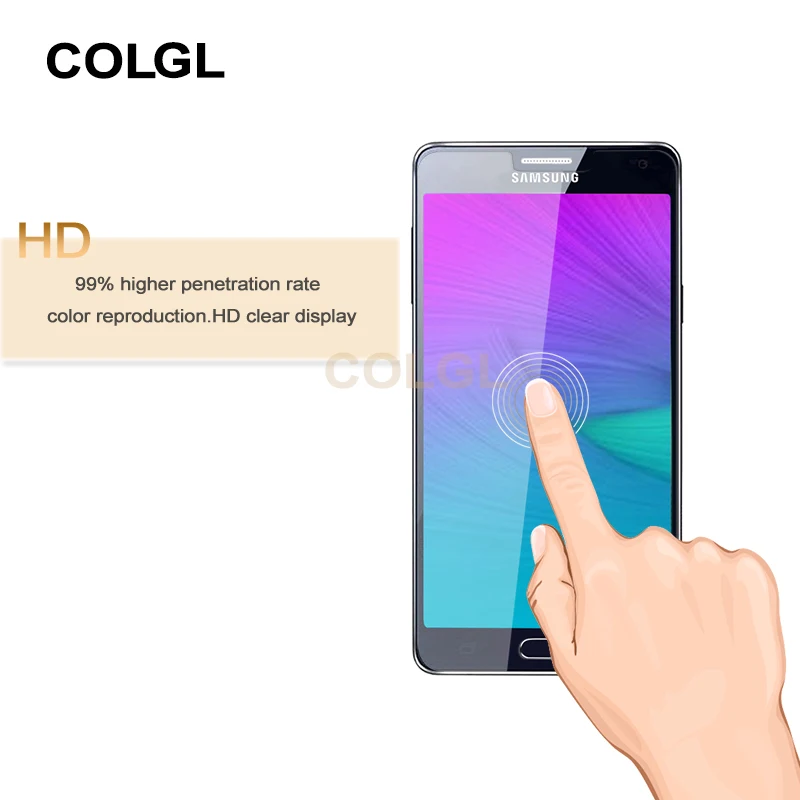 Colgl закаленное стекло для Samsung Galaxy A7 2015 Экран протектор Закаленное A700F A7000 защитные