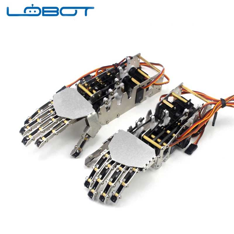 LewanSoul человекоподобный робот ручной набор с пятью пальцами антроморфная Левая