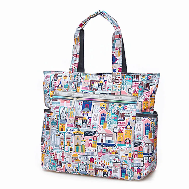 Женская модная сумка Bolsos Mujer, Большая вместительная сумка-мессенджер, милая дамская сумка-тоут, женская летняя пляжная дорожная сумка - Цвет: Castle