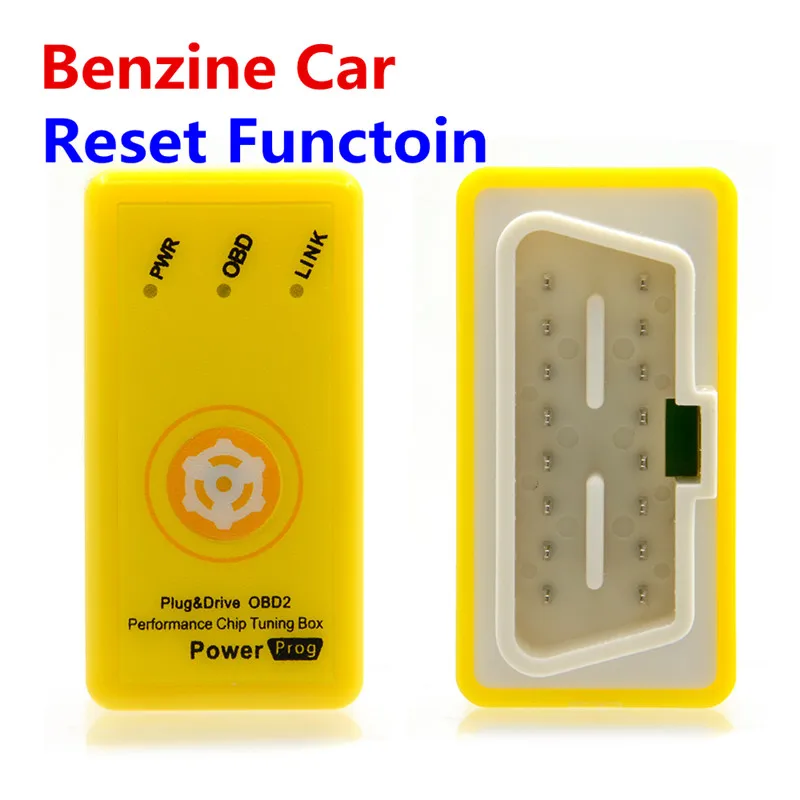 EcoOBD2 Reset Yellow Больше мощности и крутящего момента NitroOBD2 функция обновления сброса Супер OBD2 ECU чип тюнинговая коробка желтый для бензина лучше, чем Nitro OBD2 - Цвет: EcoOBD2 Reset Yellow