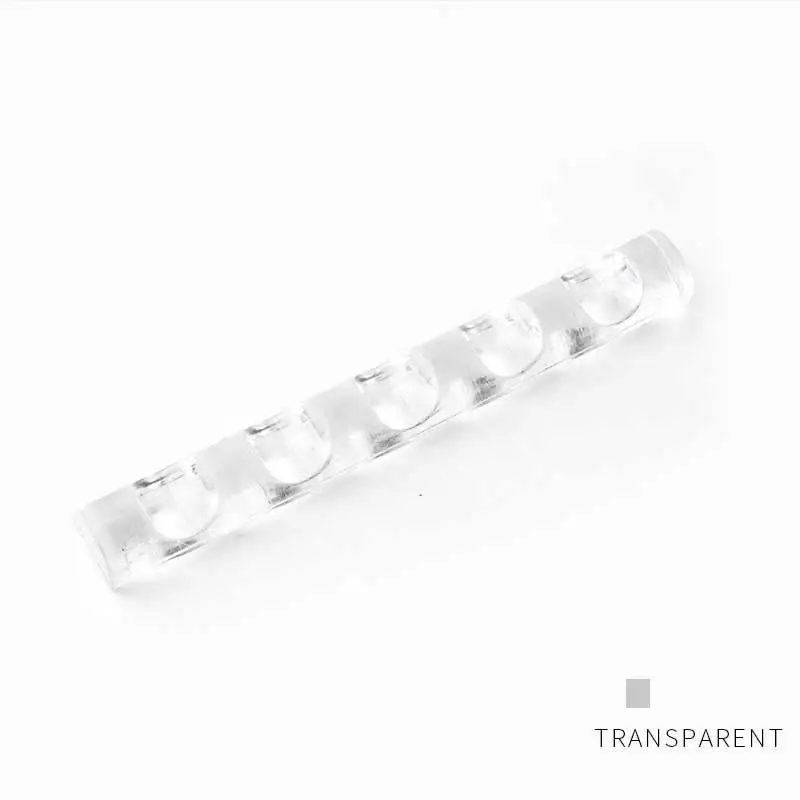 Transparent 1 шт. прозрачный арт для ногтей Кисти держатель ручек 5 сеток Ногтевой Салон макияж кисти стойки резьба Маникюр Инструменты носитель советы для хранения - Цвет: Transparent
