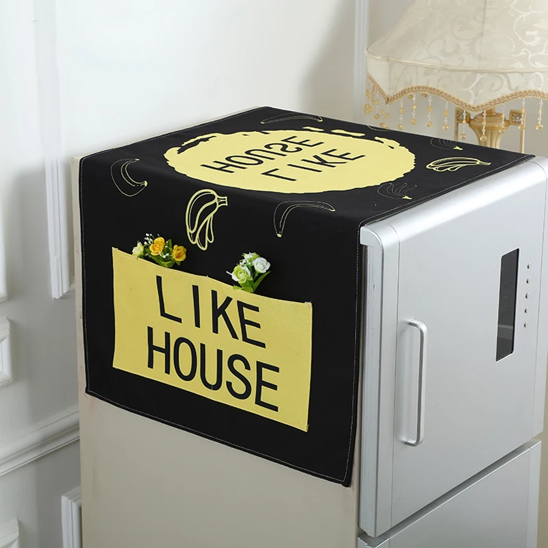 Хлопковая и льняная барабанная стиральная машина крышка ткань одна дверь