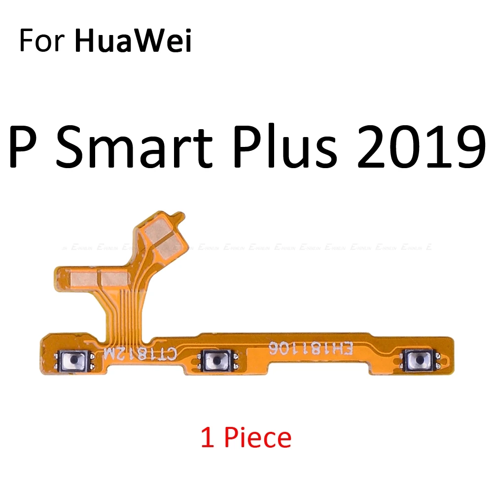 Немой переключатель питания лента-брелок часть для HuaWei mate 20X10 9 Pro Lite P Smart Plus кнопка включения/выключения громкости управление гибким кабелем