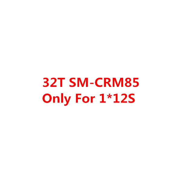 32T CRM85 for 12S Shimano горные велосипеды XT M8100 12 Скоростей FC-M8100-1 FC-M8120-1 FC-M8130-1 диаметра окружности болтов аксессуары SM-CRM85 12 s передняя Звездочка - Цвет: 32T CRM85 for 12S