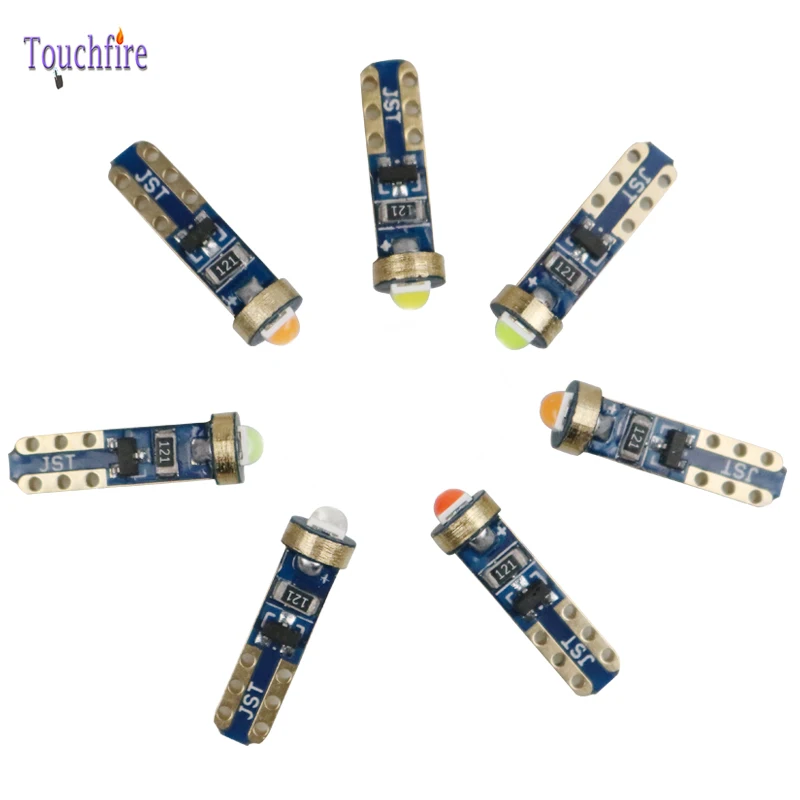 100 шт. Автомобильные светодиодные лампы T5 3030smd с клиновидным цоколем 6000