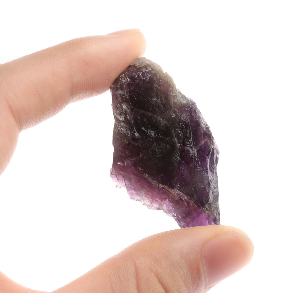 100 г/упак. высококачественный натуральный Фиолетовый аметист кварцевый кристалл