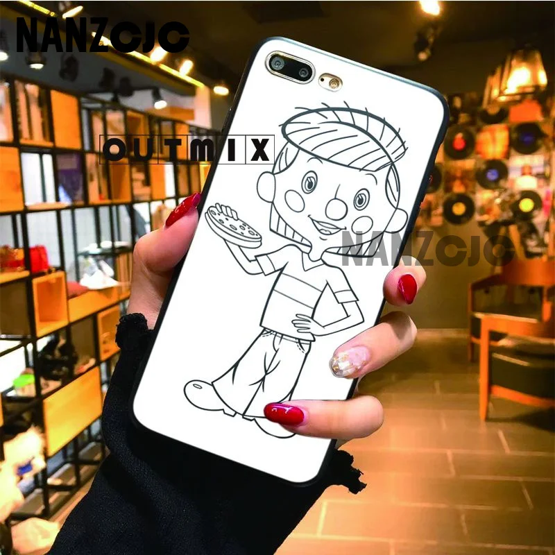 Три от Prostokvashino Мягкий силиконовый чехол задняя для iPhone 6 plus 6s 55 s SE 7 8 X XS max XR Чехлы