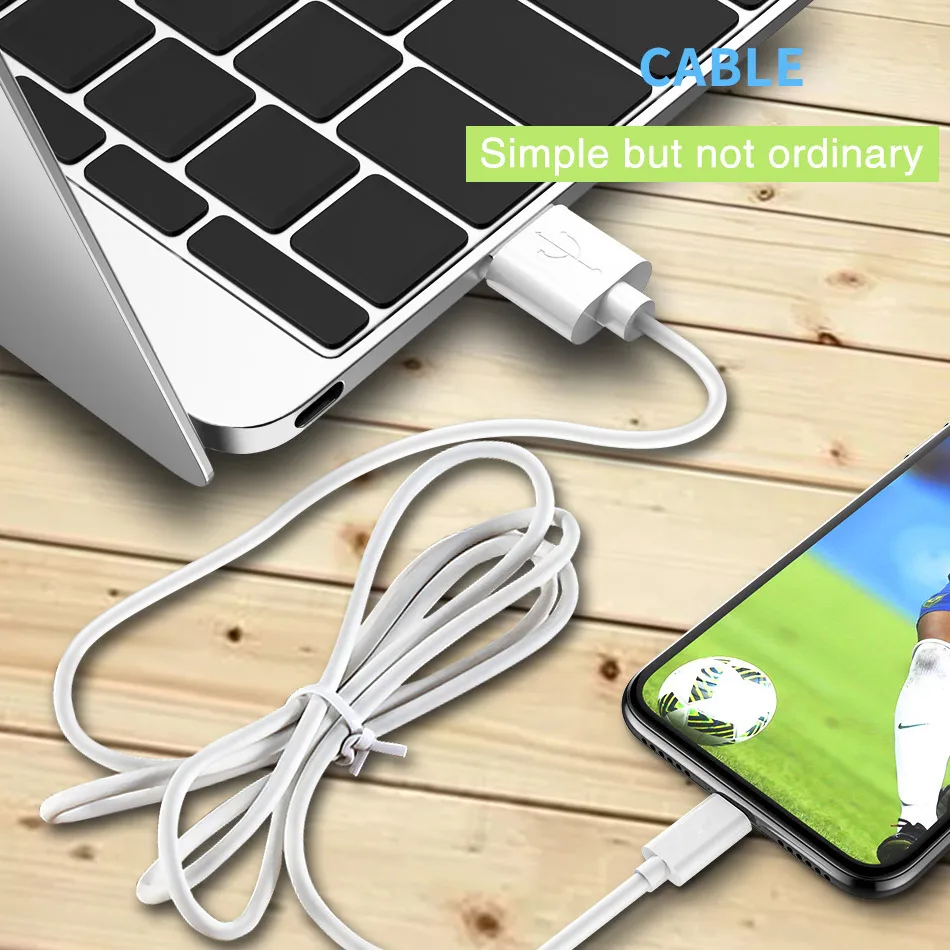 3 шт./лот 2 м USB кабель для iPhone X 8 7 6 6S Plus 5 5s SE быстрая Синхронизация данных зарядный