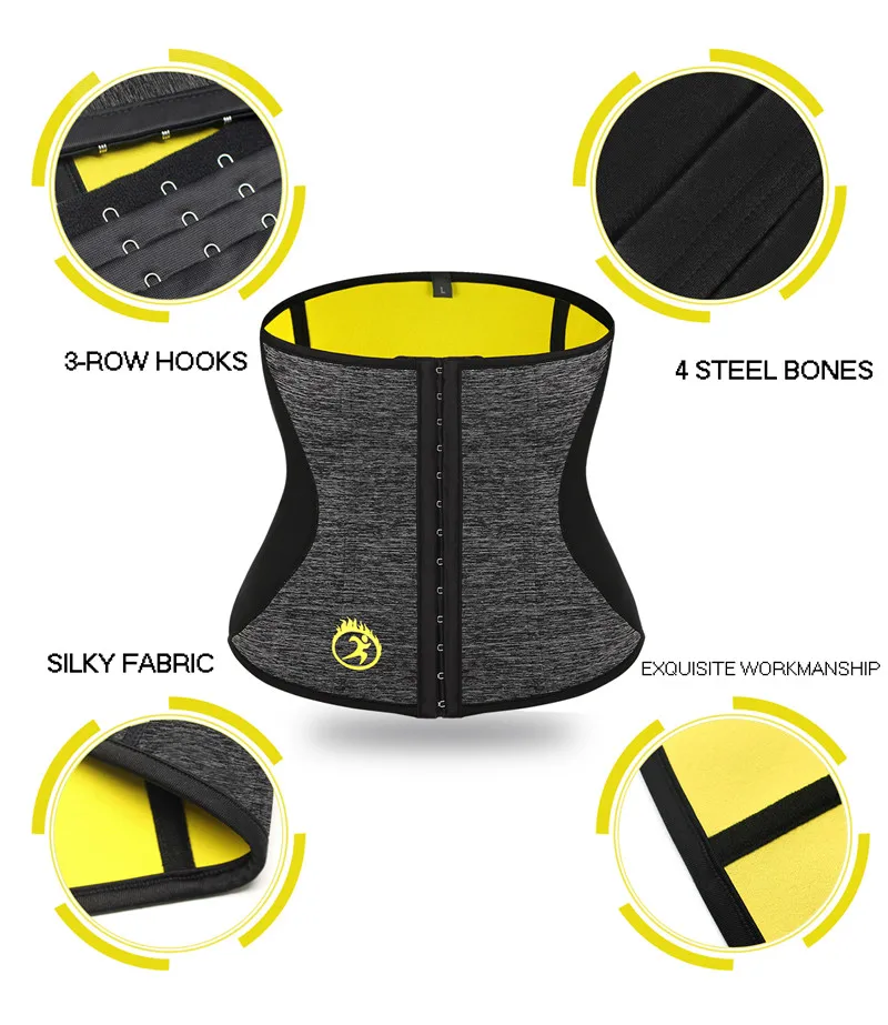 Термобелье NINGMI неопреновый тренажер для талии похудения сжигания жира пояс