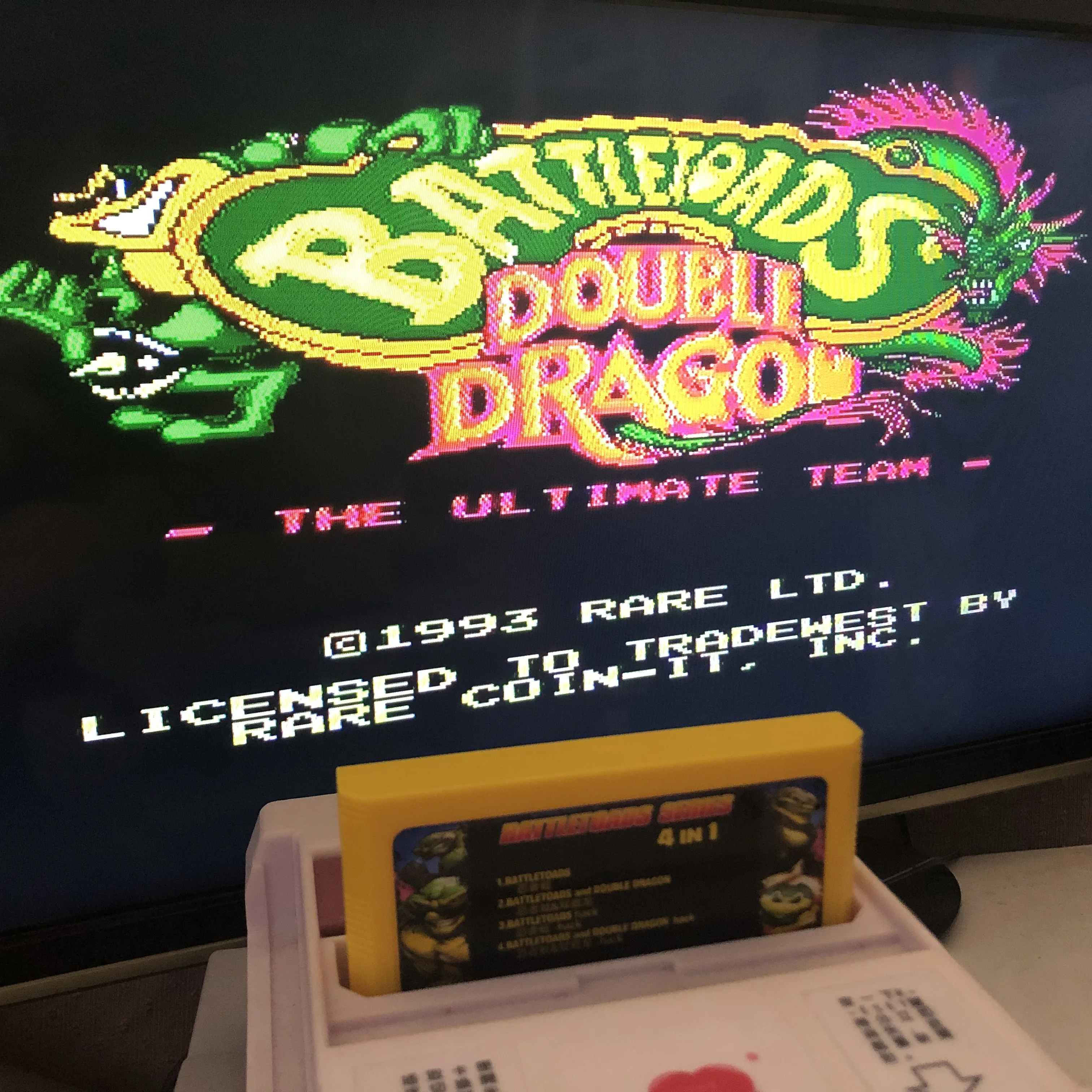 4 в 1/Battletoads and hack/Battletoads doubledragon и Хак для 60-контактного игрока | Электроника
