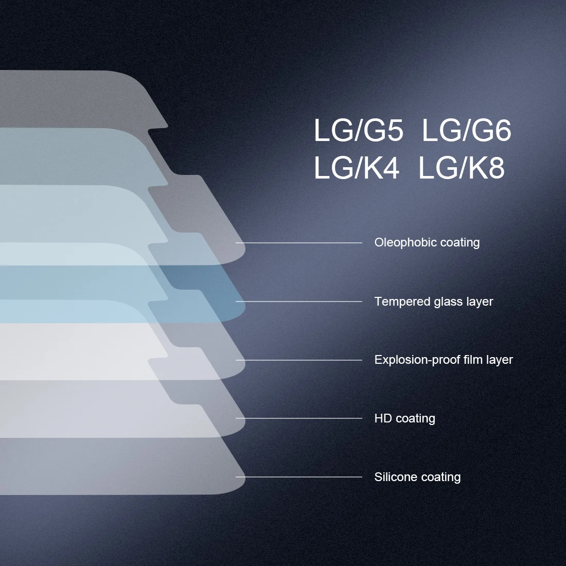 Новое поступление 0 33 мм закаленное стекло для LG G5 G6 K4 K8 защитная пленка высокого