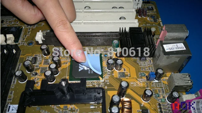 Новинка теплоотвод для графического процессора 100 мм * 0 5 проводящая силиконовая