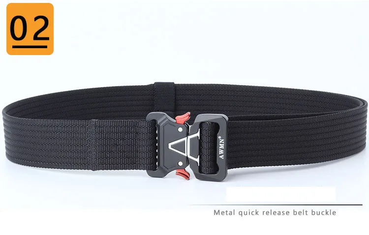 Army Military Tactical Belt New Outdoor 125cm Cobra Alloy Buckle Nylon Casual Combat Belt Men Women Training Belt AE103