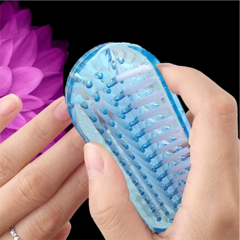 

2 Sides Nail Cleaning Brush Removing Dust Manicure / Pedicure Filing Nails, Nail Art Dust Cleaner Nail Dust Brush UV Gel