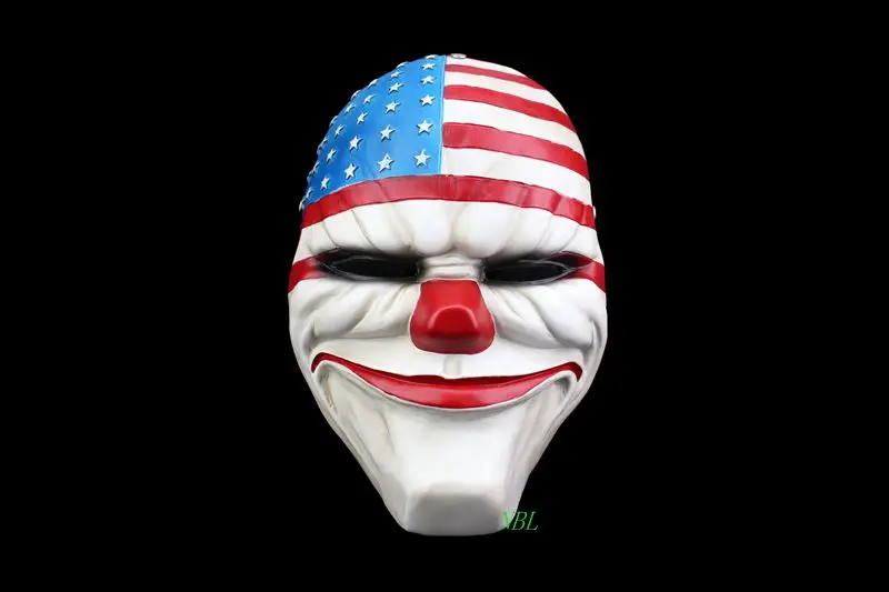 Маска из смолы далласа PAYDAY 2 классные игровые банкиры джокер флаг сша страшные