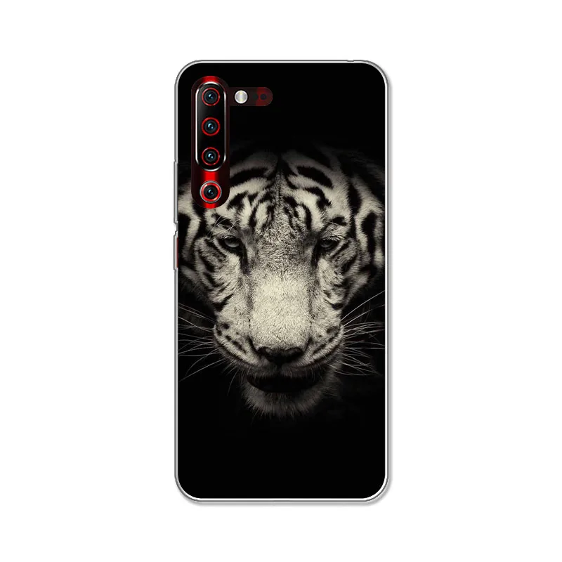 Чехол для Lenovo Z6 Pro силиконовая Мягкая задняя крышка из ТПУ с изображением