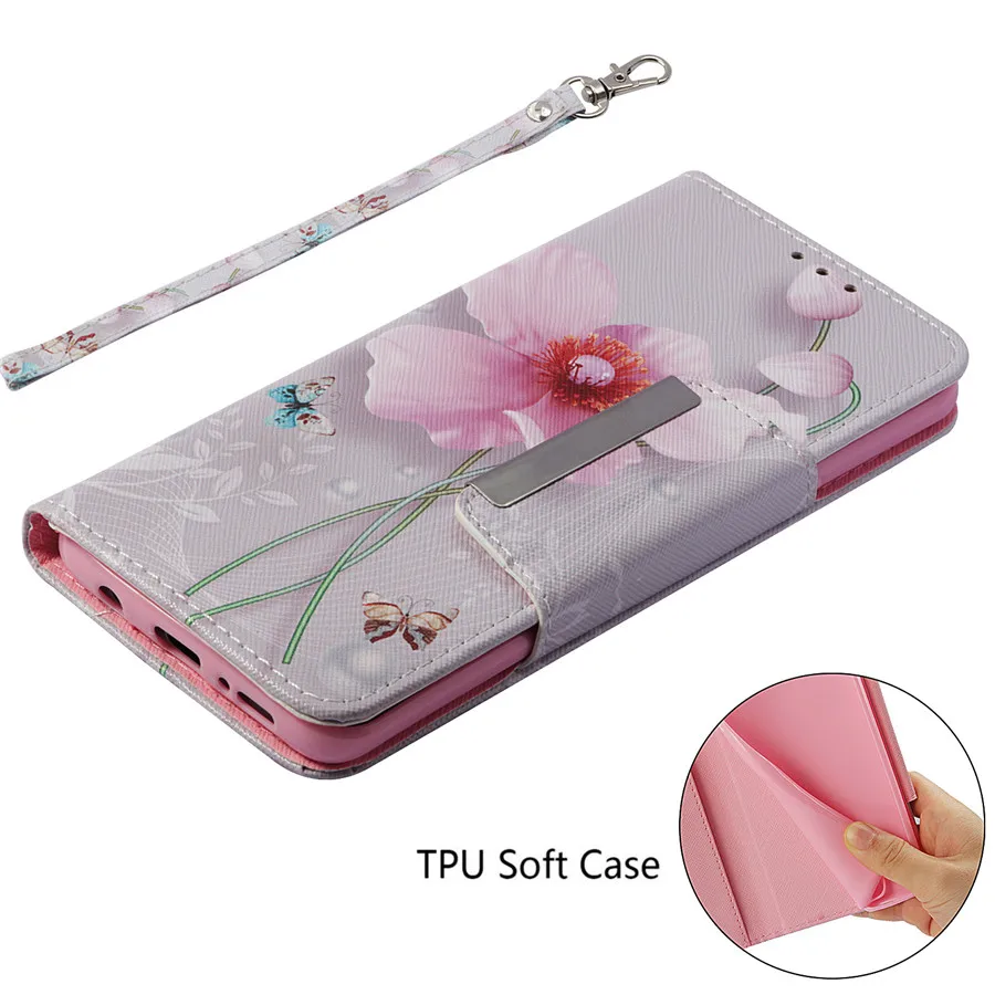 Чехол на СПС Coque samsung Galaxy A7 A6 A8 J4 J6 J8 J7 J3 плюс A5 Note 9 S9 S8 плюс S7 край кожаные чехлы для телефона чехол s