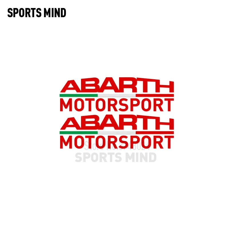 Зеркало заднего вида ABARTH на заказ 1 пара Стайлинг автомобиля для Fiat 500 Punto Stilo Bravo