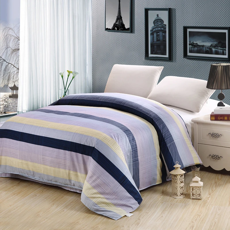 2017 Горячая распродажа! 100% хлопок супер дешевый простой полосатый пододеяльник